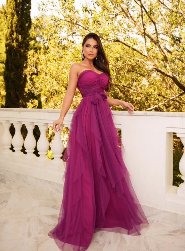 맞춤형 고품질 바닥 길이 연인 주름 지퍼 민소매 댄스 파티 가운 Soirée Femme Mariage Gece Elbisesi Düğün