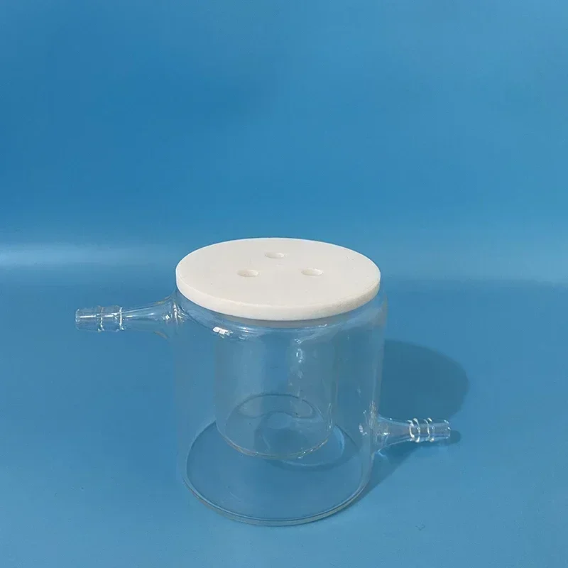 Double layer water bath electrolytic cell/open water bath temperature controlled electrolytic cell (electrodes to be purchased s
