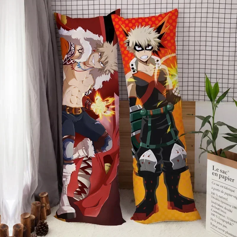 Anime Decor Pillow Case My Hero Academia Bakugou Katsuki Dakimakura Double Side Print Hugging Body Cushion Cover Otaku Waifu