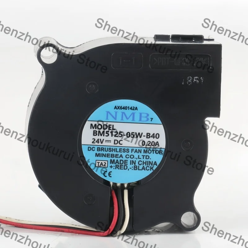 

New NMB 5025 24V 0.20A 5CM double ball bearing turbo fan blower BM5125-05W-B40 cooling fan