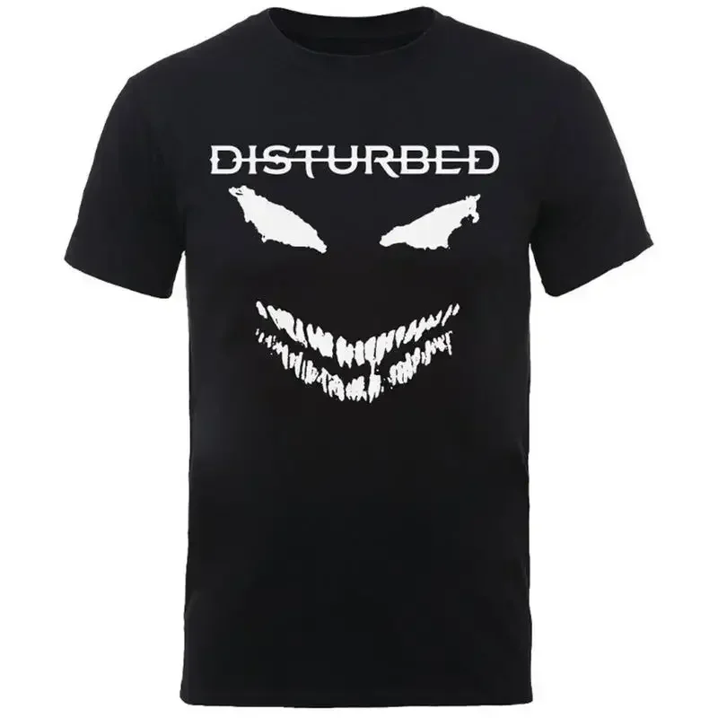 Disturbed The Guy White Face Mens T Shirt Rock And Roll Classic Band Black