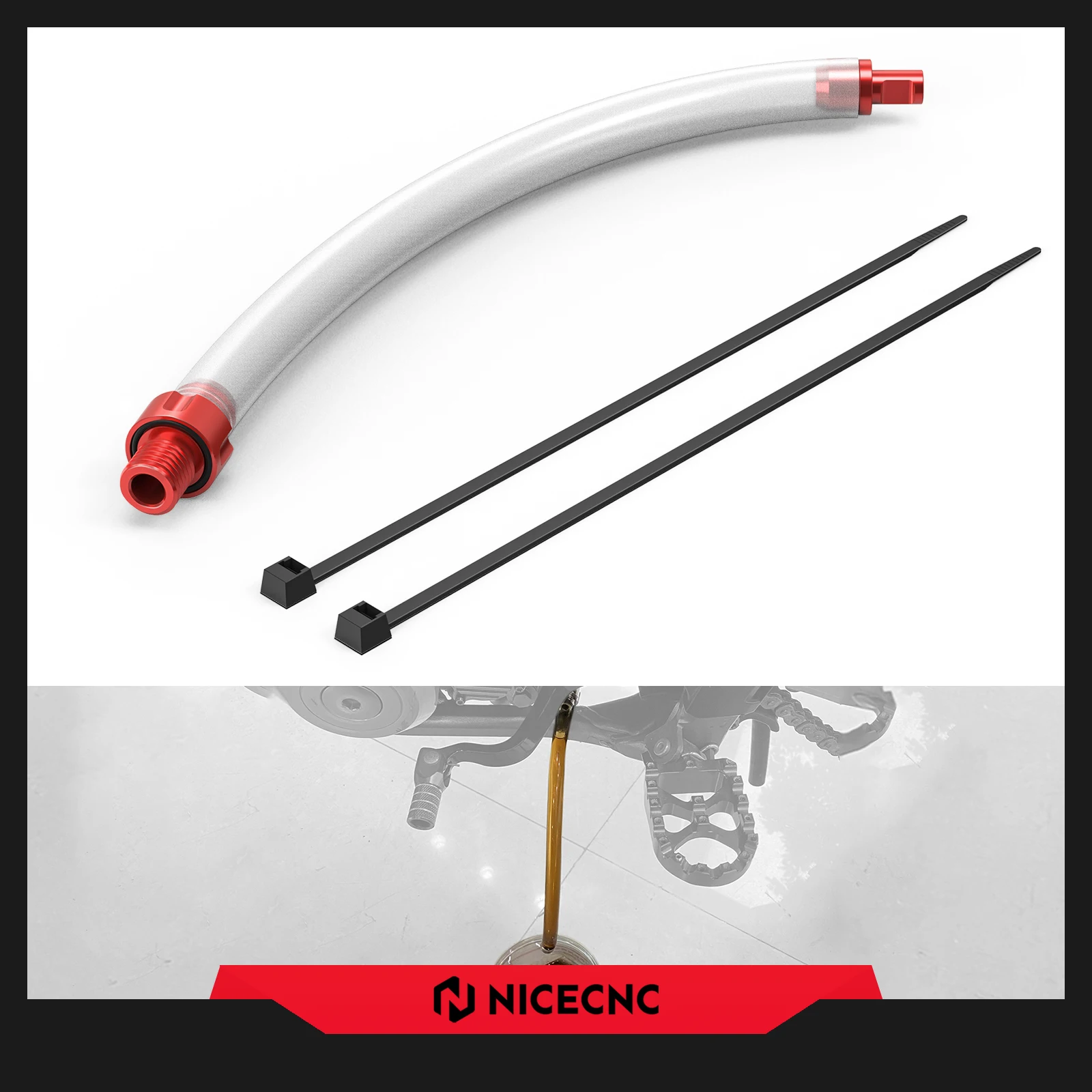 

NICECNC For 2025 Honda XR650L XR 650L XR 650 L 1993-2025 2024 2023 2022 2021 2020 2019 Motorcycle Oil Drain Hose Stopper Tool