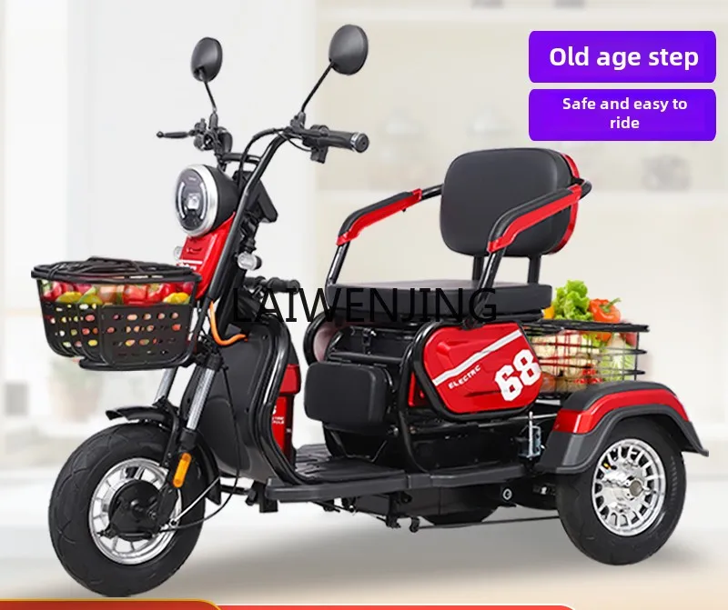 LYN electric tricycle household small women pick up and drop off children disabled special electric car