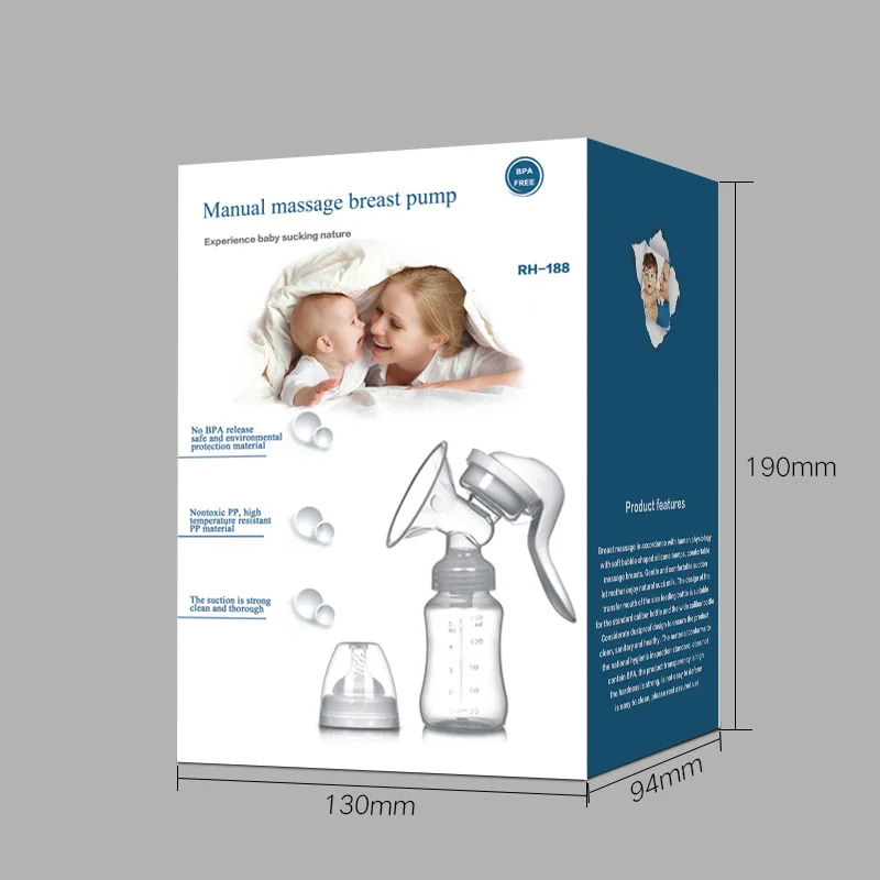 Purple berry rabbit manual Breast pump suction big maternal products milking machine Breast pump