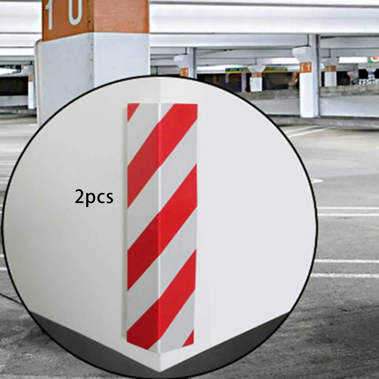 2 Pack Garage Wall Protector Anti Scratch Exterior Self Adhesive Wall Corner Guard for Parking Garage Parking Columns