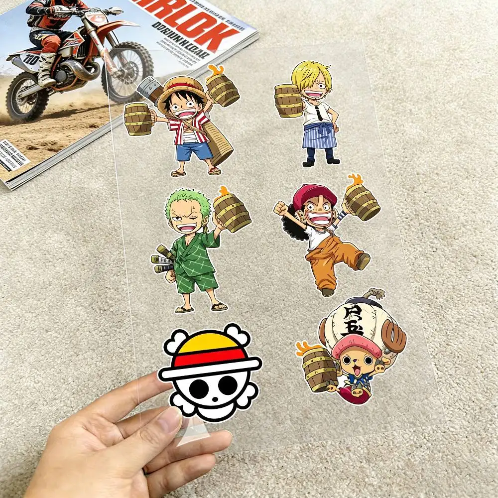 

Monkey D. D. Ace, one piece Reflective Motorcycle Stickers Waterproof Vinyl Decals for Motorbike Helmet Fuel Tank Bike
