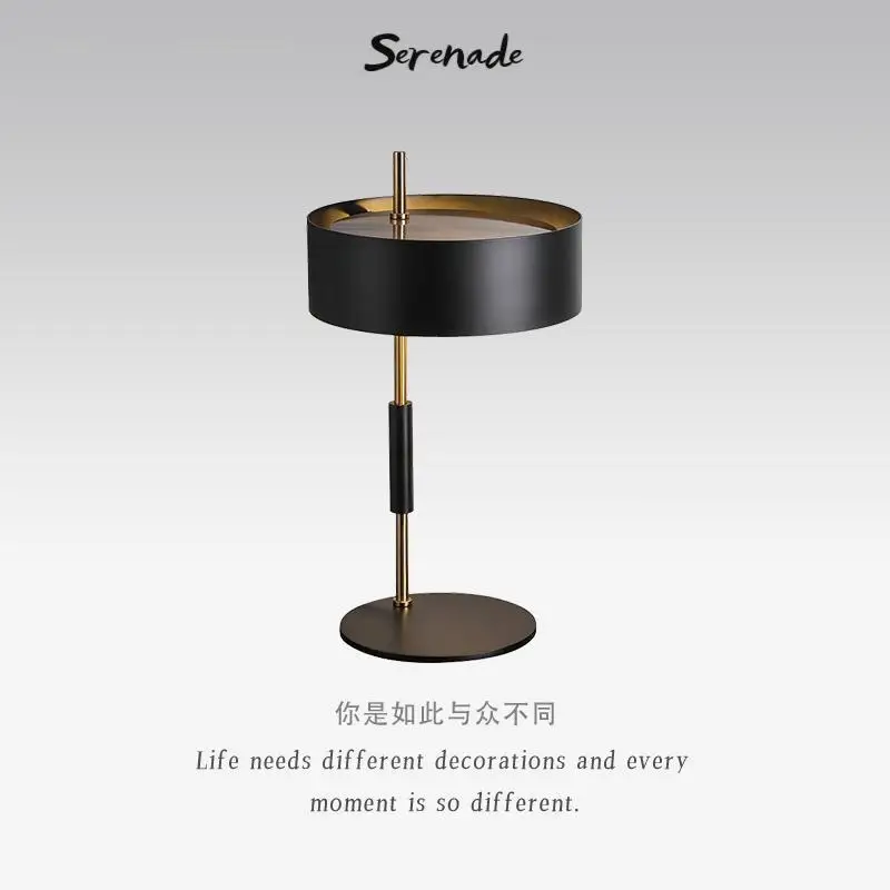 Italian art desk lamp light luxury high-end feeling creative designer decoration eye protection bedroom bedside work light