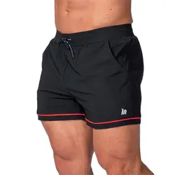 Summer Running Sports Shorts Men Gym Fitness Workout Bermuda Male Bodybuilding Skinny Thin Short Pants Beach Quick dry Bottoms