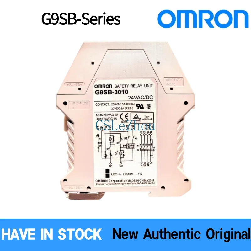 Authentic OMRON G9SB Safety Relay Unit 200B 200D 3012C 3012A 301B 3010 2002C 2002A 301D 24VACDC DIN Rail