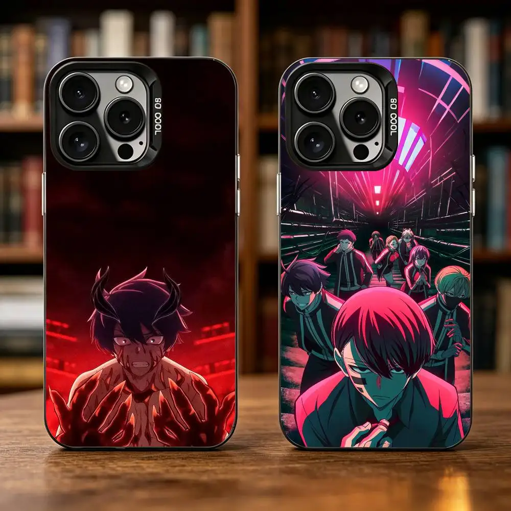 Горячая новинка: Чехол для телефона с аниме-дизайном T-Tougen Anki для iPhone 17, 16, 15, 14, 13, 12, 11 Plus, Pro Max, XS, цветной серебристый чехол-накладка