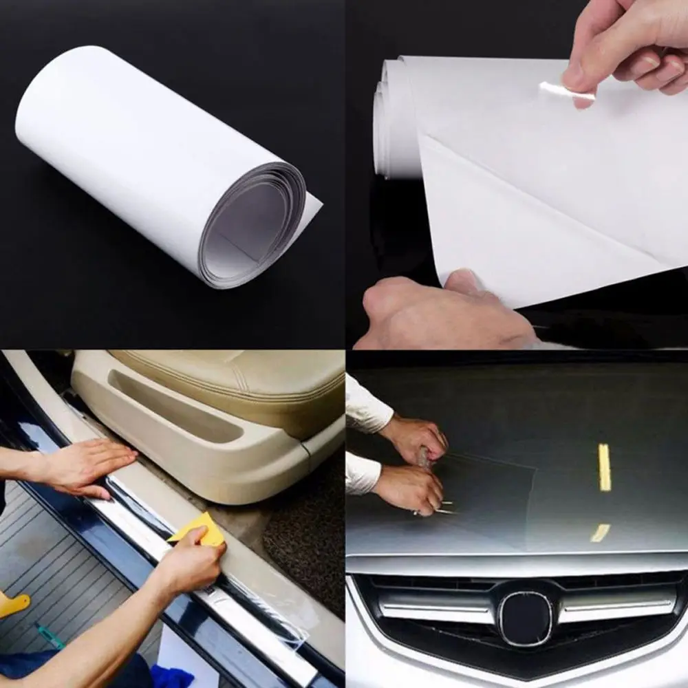 1 Roll Universal Car Paint Protection Film Practical Car Bumper Hood Sticker Durable Auto PVC Protection Sticker