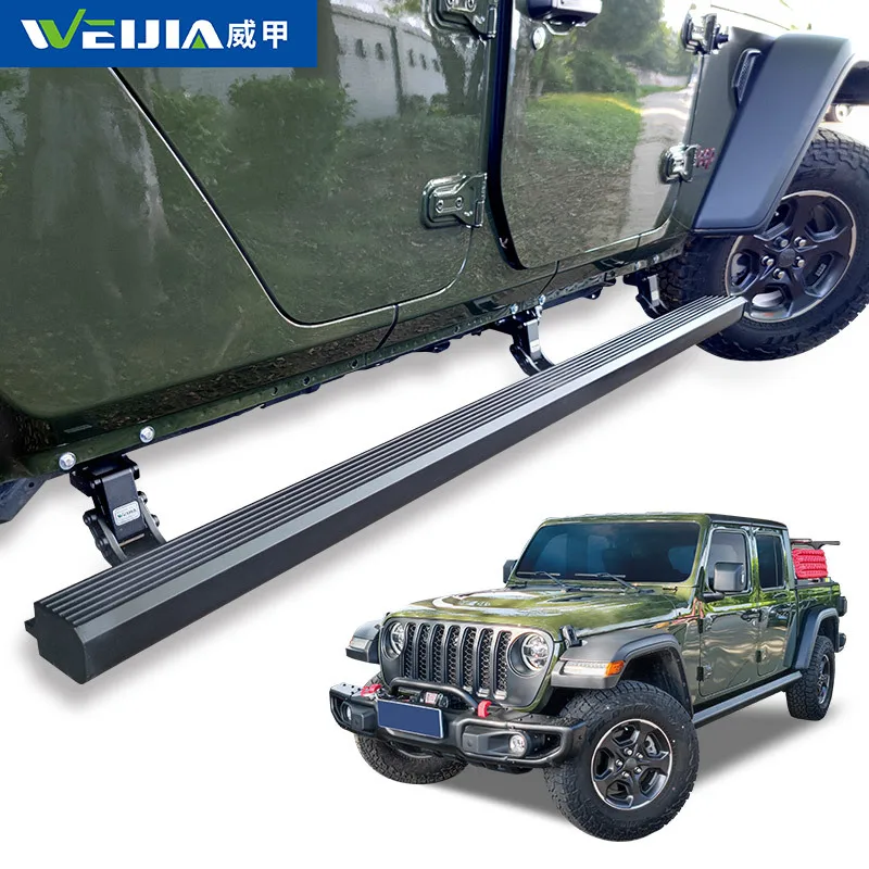 

Suitable for Weijia electric pedal is suitable for Wrangler/Gladiator automatic telescopic welcome foot pedal with light smart p
