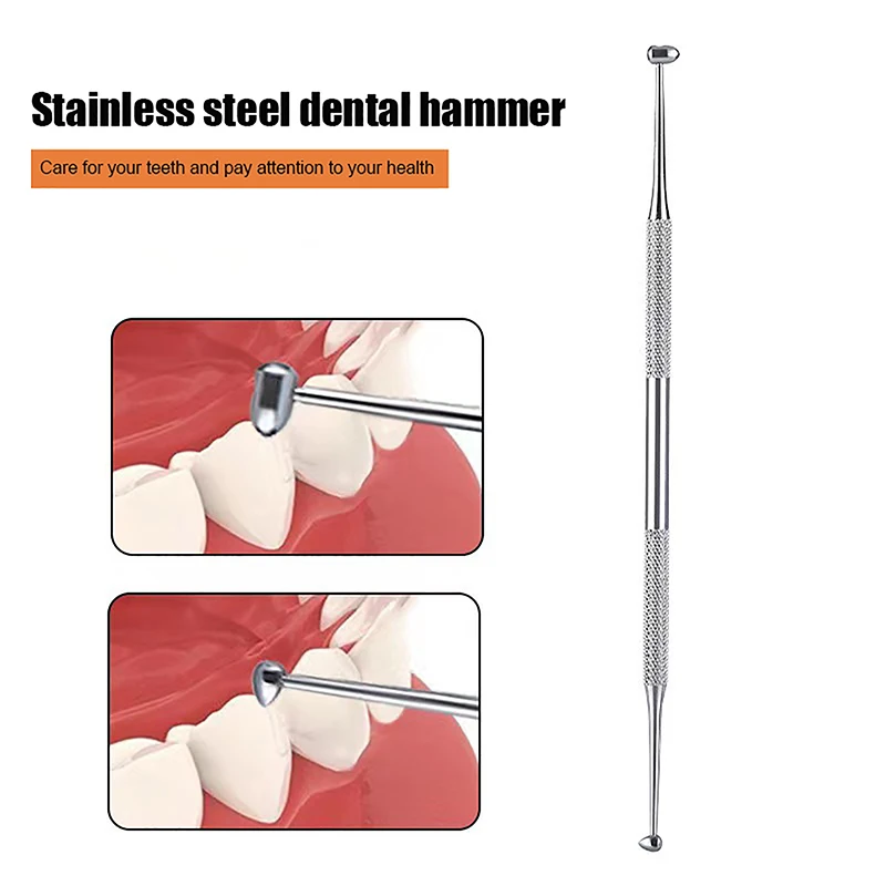 1PCS Dental Bone Hammer Stainless Steel Handle Autoclave Teeth Surgical Extraction Tool Dentist Instrument