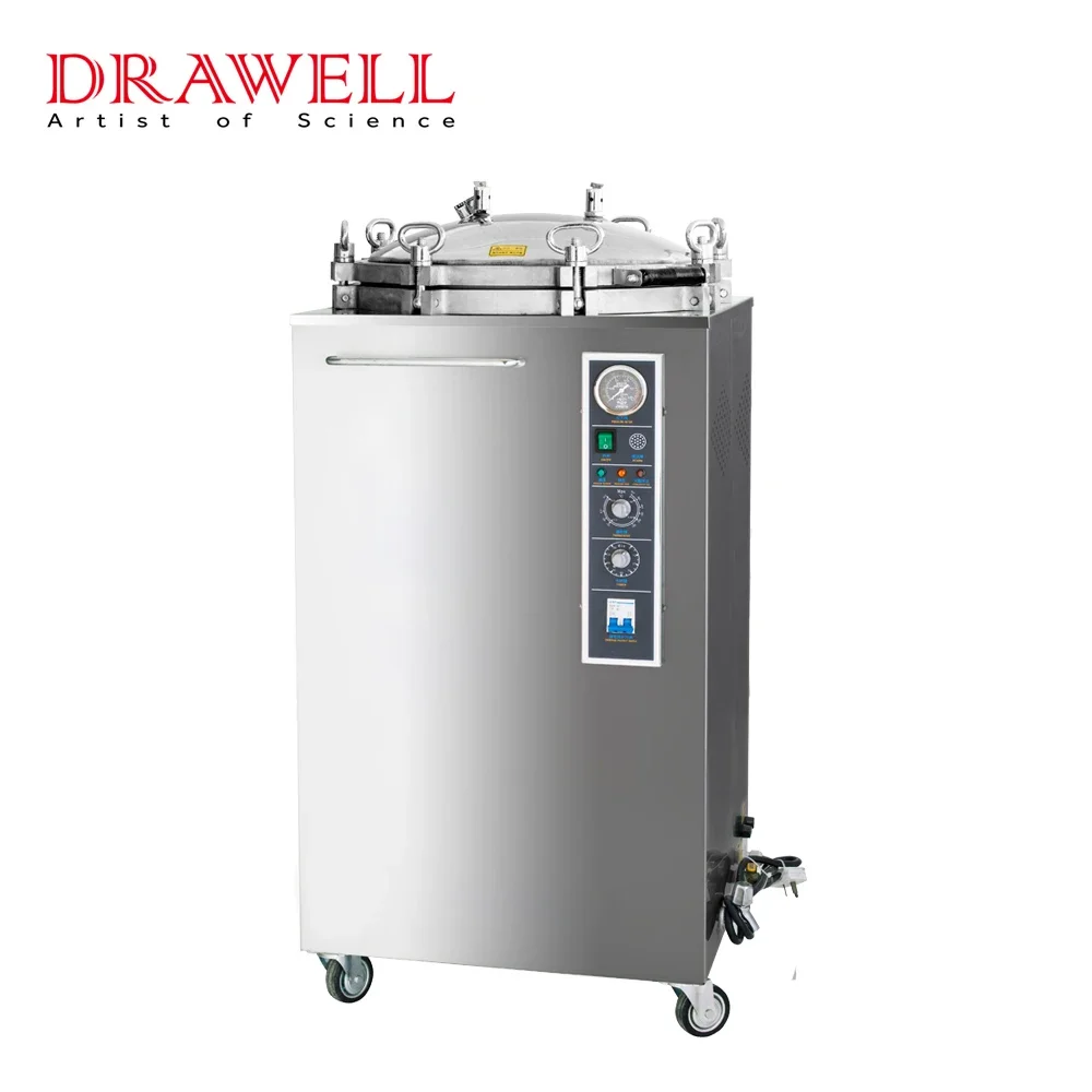 DW-B Series Stainless Steel Autoclave Sterilizer Medical Lab 35L 50L 75L 100L 120L 150L Vertical Autoclave