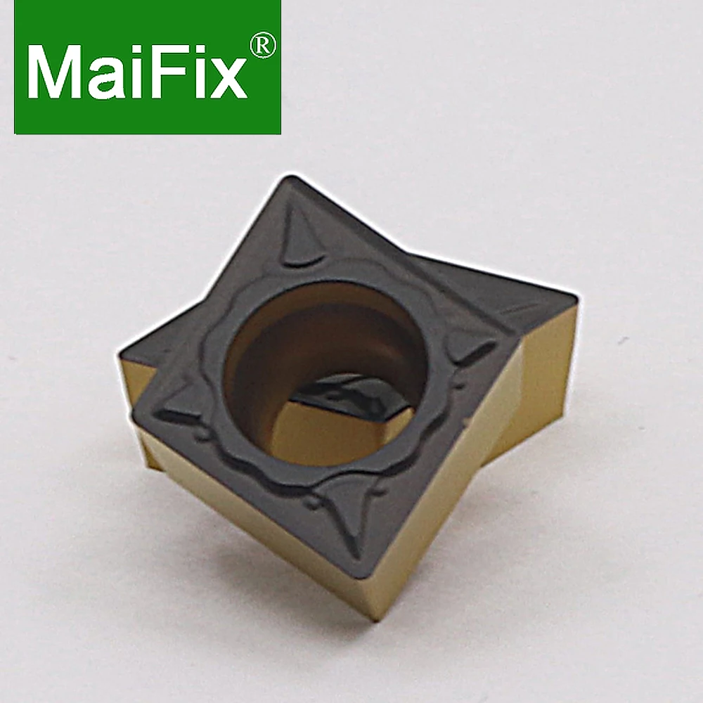 Maifix 10ชิ้น ccmt ZC32S CCMT120404 ZC2532 CCMT120408 CCMT09T304เครื่องมือกลึง060204เครื่องกลึงภายใน ccmt แทรกคาร์ไบด์