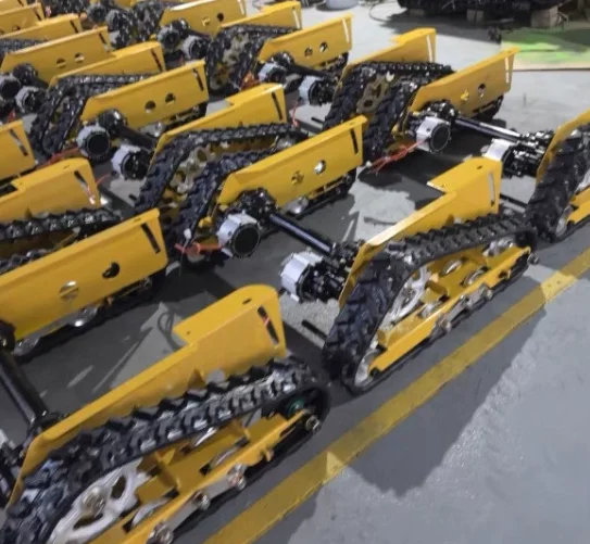 H5.21 Remote Control Crawler Chassis Rubber Track All-Terrain Transport Vehicle Intelligent Climbing King
