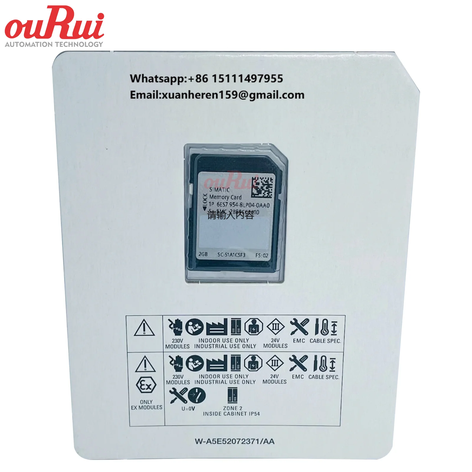 

Brand New 2 GB SIMATIC S7 6ES7 954-8LP04-0AA0 PLC Programmable Memory Card Industrial Control PAC Dedicated Programming 1 Year