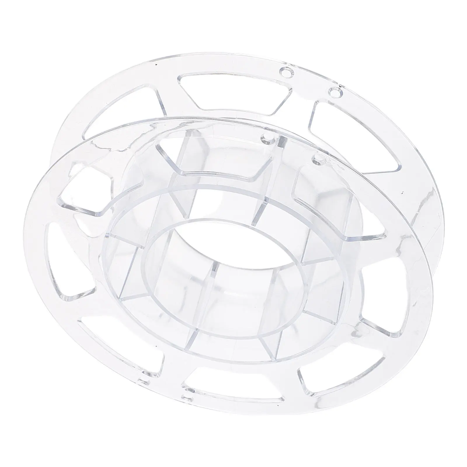 

Empty 200G Filament Spool Reusable Plastic Reel Holder for 3D Printer Filament Refill Stable Dispensing Anti-Tangle 3D Printing