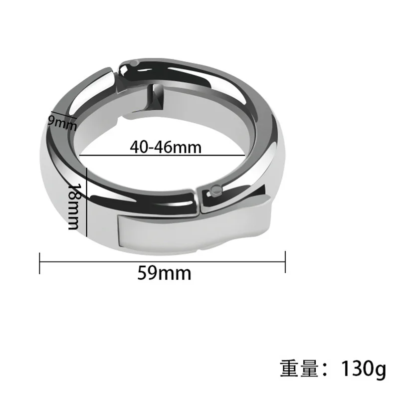 Adjustable Cock Ring Metal Penis Ring For Adult Men Bondage Erection Ejaculation Delay Sex Toys Intimate Goods Ring On The Penis