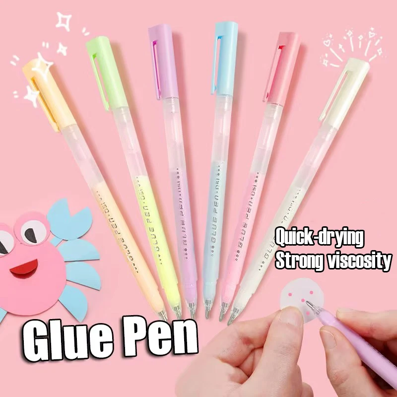 

Pen Shape Solid Glue Quick Drying Strong Adhesive Nontoxic Washable Office School Home Stationery Supplies Portable Craft Art