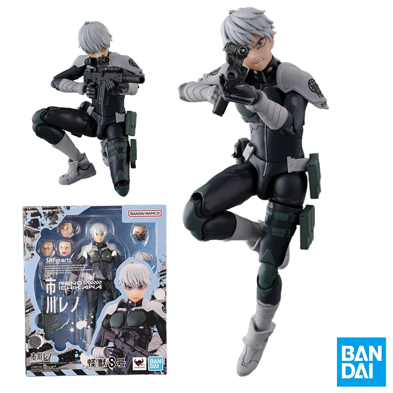 

Bandai Original Genuine S.H.Figuarts KAIJU NO8 RENO ICHIKAWA Anime Action Figure Assembly Model Toy Collectible Model Ornament