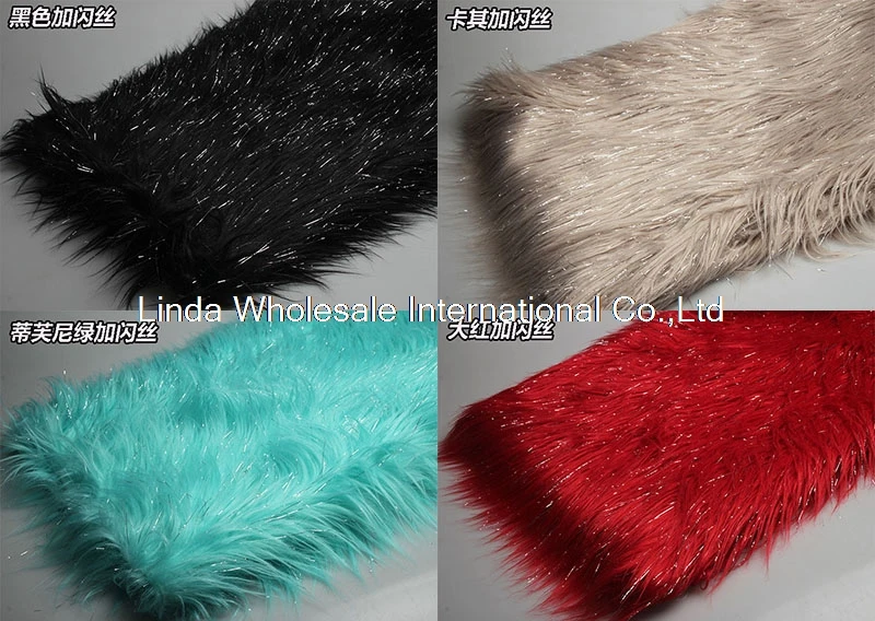 Faux fur fabric,with bright silk pile 7cm Plush cloth,Pillow Photo sofa cushion material,160cm*50cm/pcs