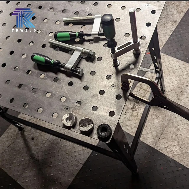 

Автоматические 3D/2D сварочные настольные зажимы TKweld Factory, оптимальная нитрирующая обработка D28 D16, аксессуары из нитрида металла