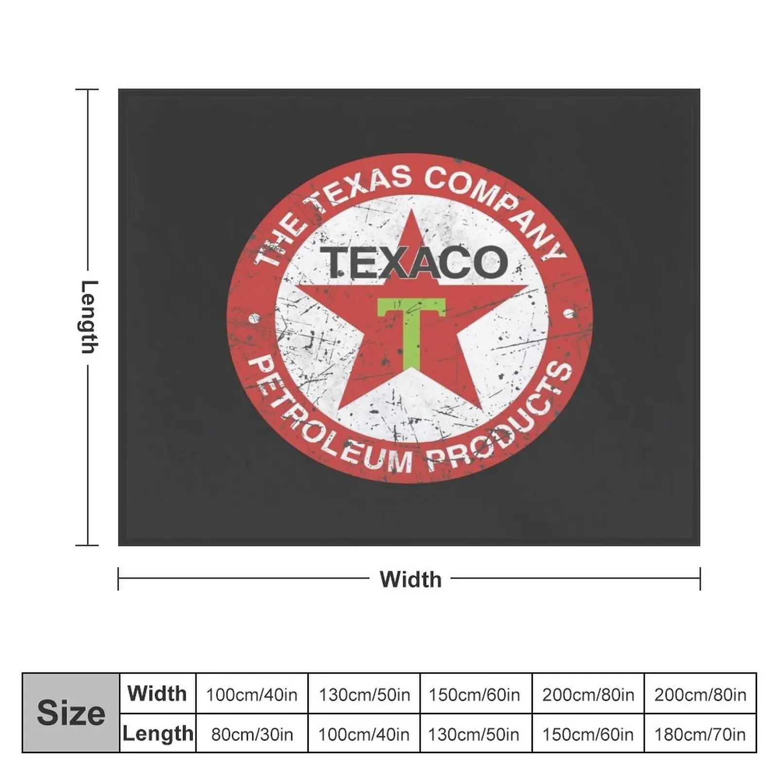 Texaco Oil Company Vintage Classic Throw Blanket Kid'S Warm Blankets Sofas Of Decoration Blankets