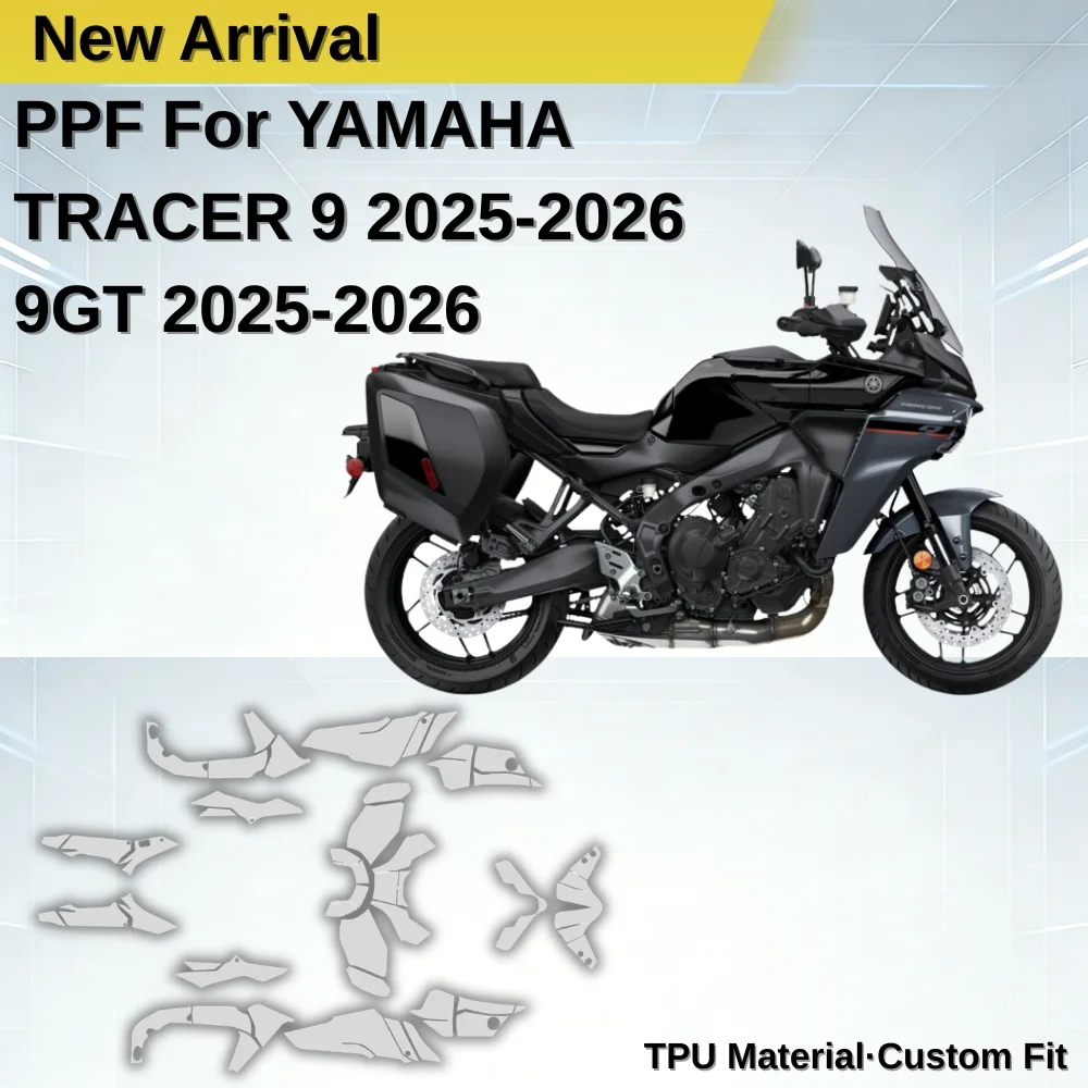 

Для YAMAHA TRACER 9GT 2026: Защитная пленка из ТПУ для мотоцикла, невидимый прозрачный комплект PPF, устойчивые к царапинам наклейки на кузов