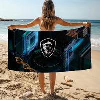 MSI Women's Bathrobe Beach Towels Adults Gym Sports Towel Bathroom Towels for the Body Children's Bath Towel Large Travel Sauna