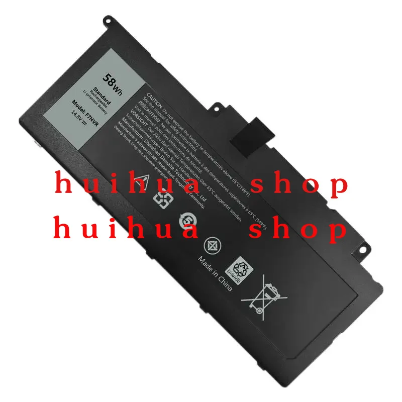 

zh F7HVR Battery For Dell Inspiron 15 7537 17 7000 7737 062VNH G4YJM T2T3J 58Wh NEW
