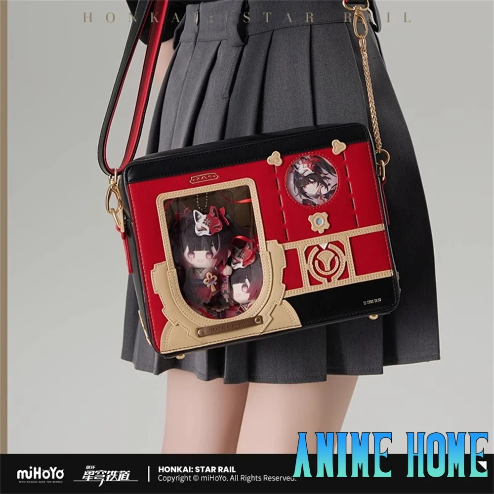 

miHoYo Official Game Honkai: Star Rail Pom-Pom Corssbody Bags For Women Men Shouder Bag Accessories Lolita JK Prop Cosplay Gift