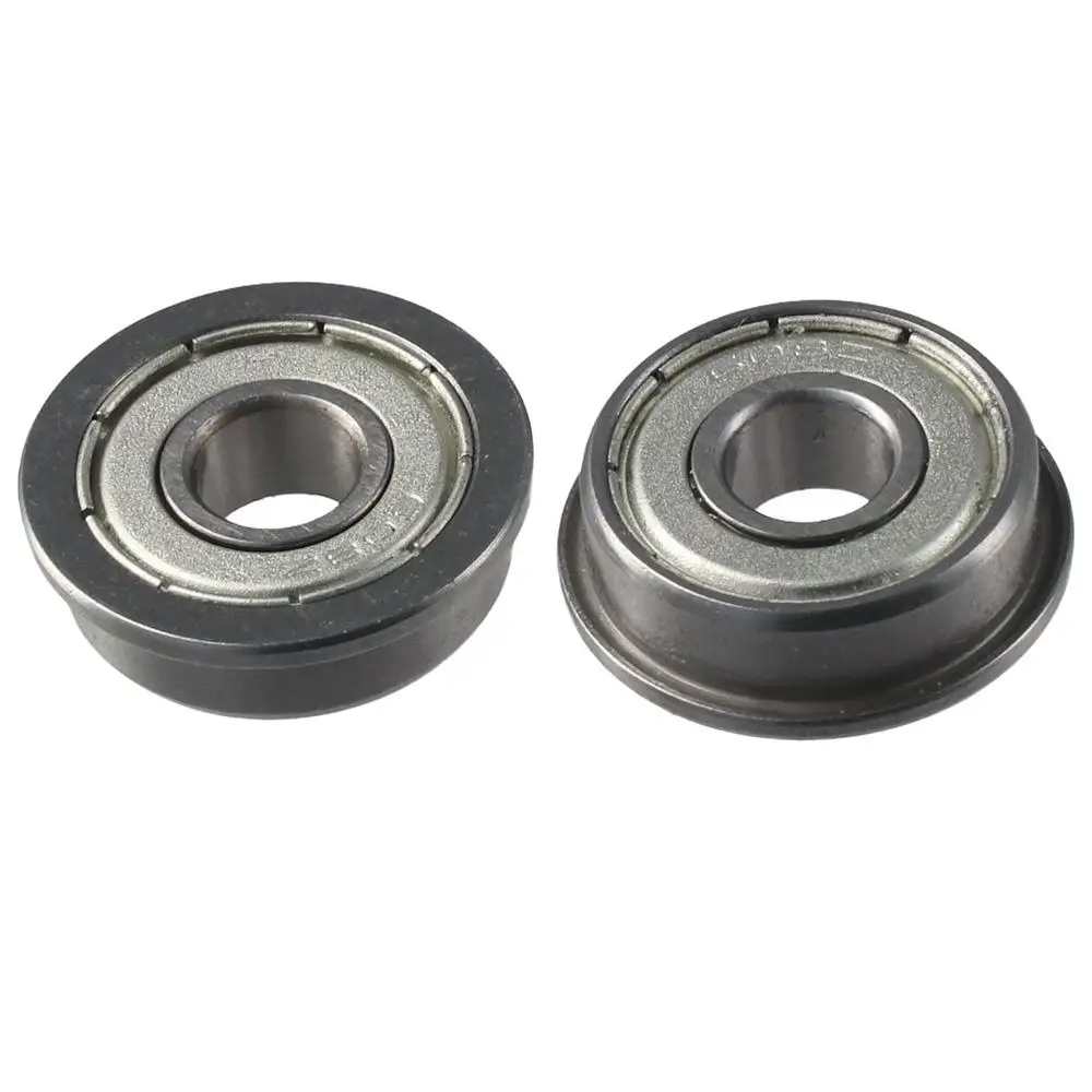 10pcs Double Metal Shielded Flanged Ball Bearing Chrome Steel 8x22x7mm Flange Rip Bearings F608ZZ Ball Bearings Inline Skates