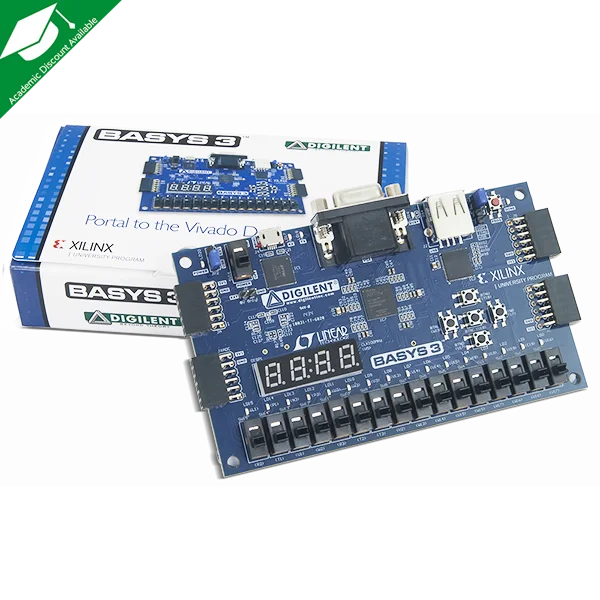 Basys3 Artix-7 scheda di sviluppo Xilinx FPGA apprendimento XUP Digilent