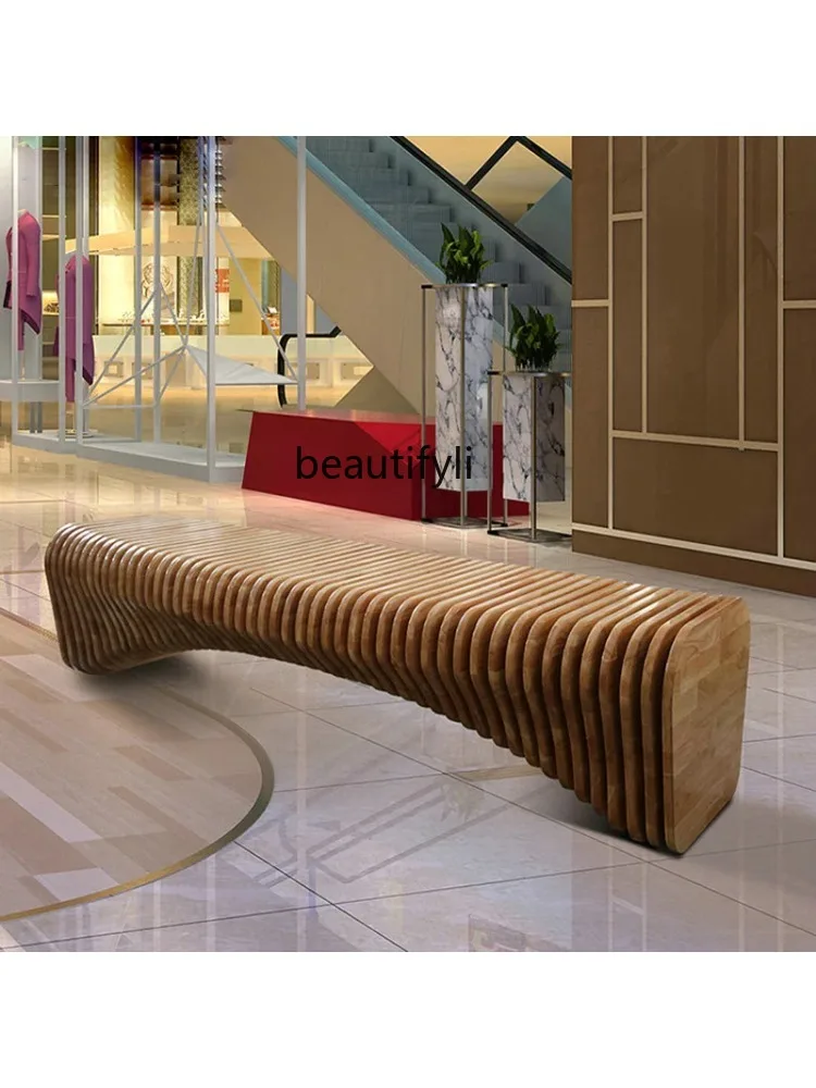 GY Creative Solid Wood Slice Wood Grain Chair Simple Log Bench Individual Stool Leisure Low Footstool