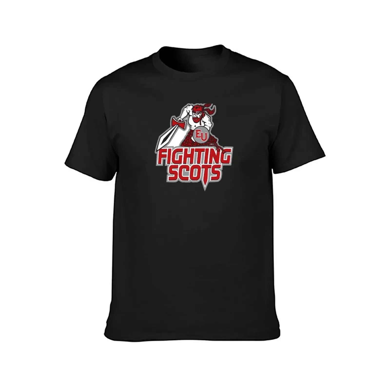 new Edinboro-Fighting Scots T-Shirt street wear anime clothes men workout shirt