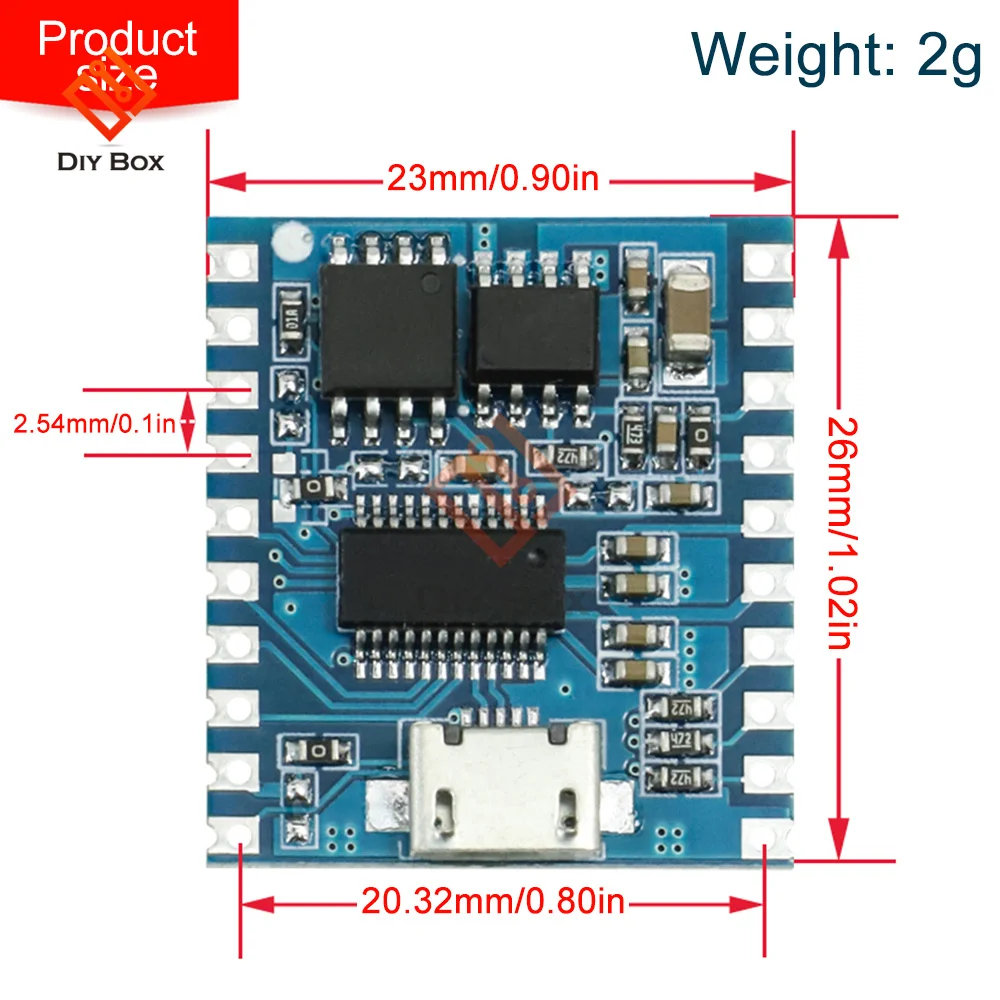 SV19R Voice Playback Control Module One-To-One Trigger Serial Port Control Segment Trigger MP3 Onboard Storage 3.7-5V