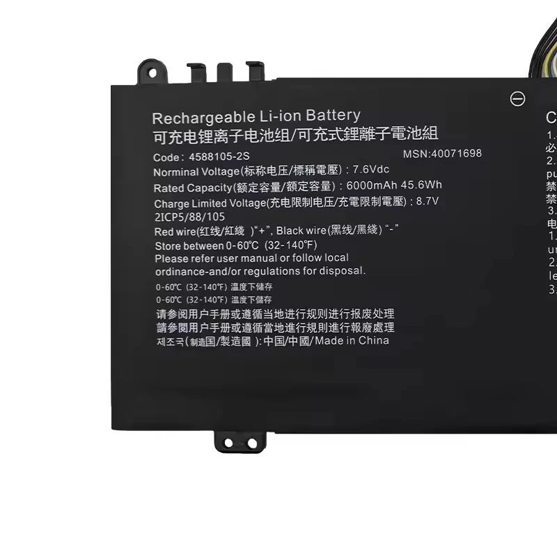 6000mAh 4588105-2S 40071698 40072215 Battery For Toshiba Dynabook Satellite Pro C40-J C40-G C40-H C50-J C50-G C50-H C50D-B-115