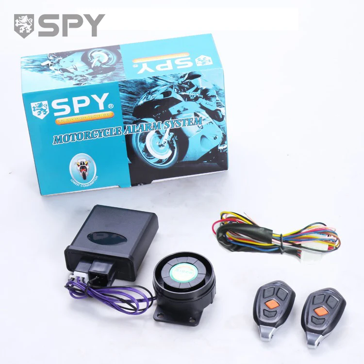 

Противоугонная сигнализация для мотоцикла SPY, водонепроницаемая, с функцией дистанционного запуска двигателя