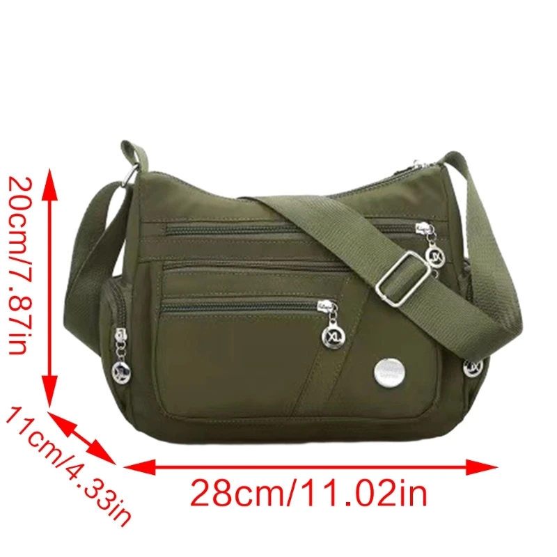 Convenient and Practical Crossbody Bags Nylon Shoulder Bag for Women and Moms 066F