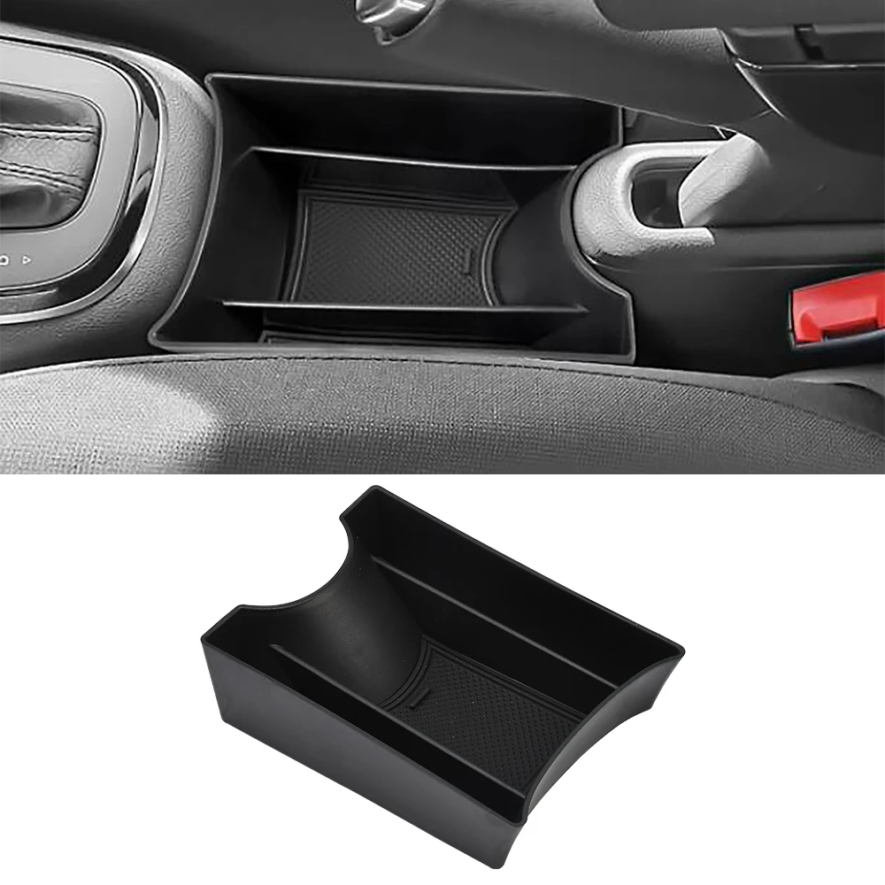 Car Center Console Storage Box Fit Volkswagen up GTI & Seat MII 2013-2023, Fit Skoda Citigo 2013-2023 ABS Black Organizer Tray