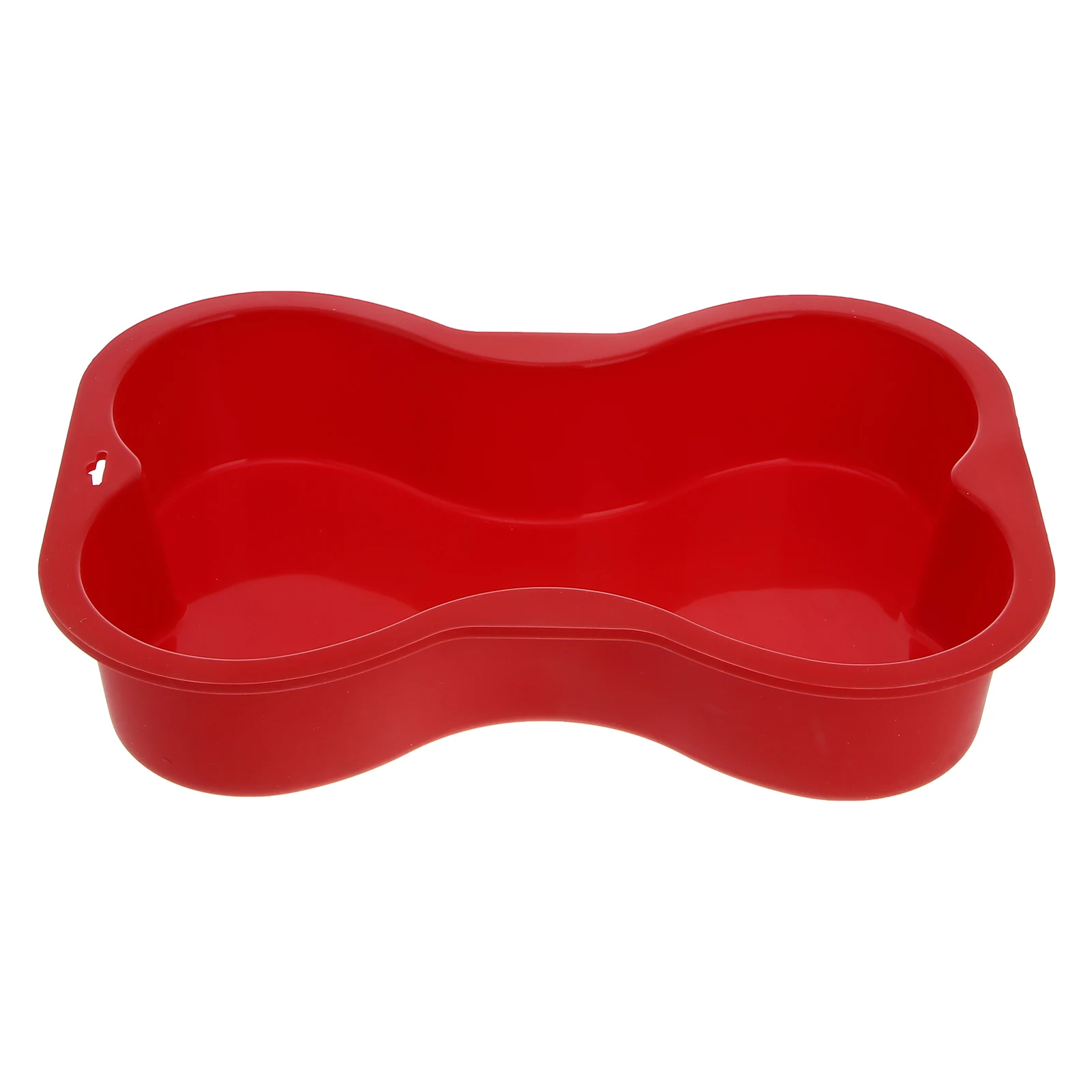 

Non-Stick Silicone Dog Bone Shape Cake Pan Red Oven Microwave Freezer Safe Ideal for Dog Birthday Cake Mold Bone Silicone Mold