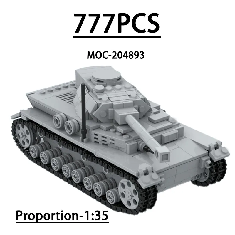 

Конструктор MOC-204893: Бронированная боевая машина, модель 1:35, 777 деталей. Развивающая игрушка для детей, подарок на День рождения, Рождество, Новый год.