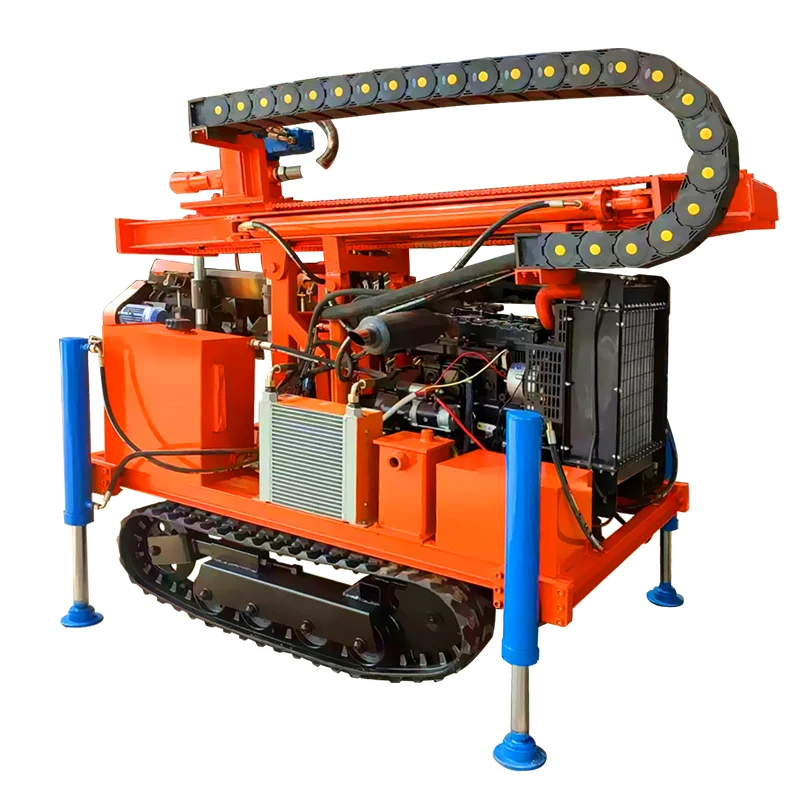 

Customized SM200 200m Depth Borehole Crawler Drilling Rig Water Well drilling rig machine