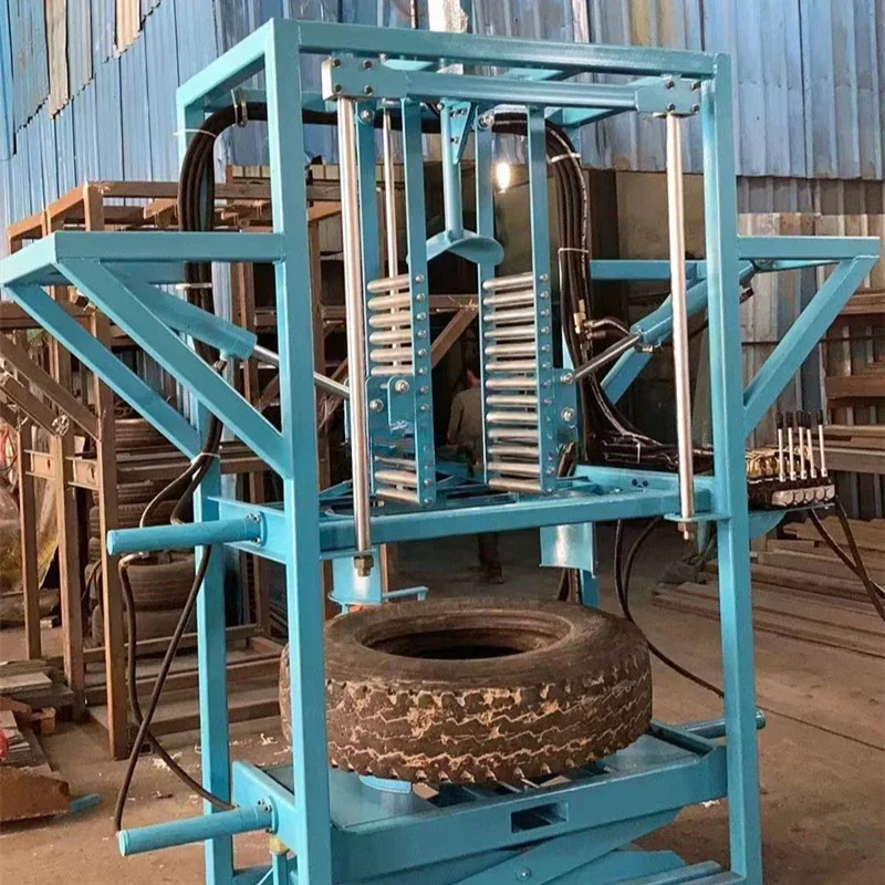 Transporte maciço hidráulico do pneu, conexão dobro-tripla