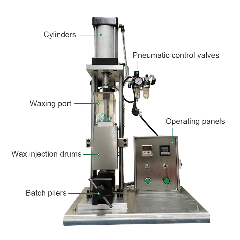 Jewelry Rubber Mold Waxing Small Capacity Wax Injection Machine  Pneumatic Wax Mold Machine For Jewelry Making 220V