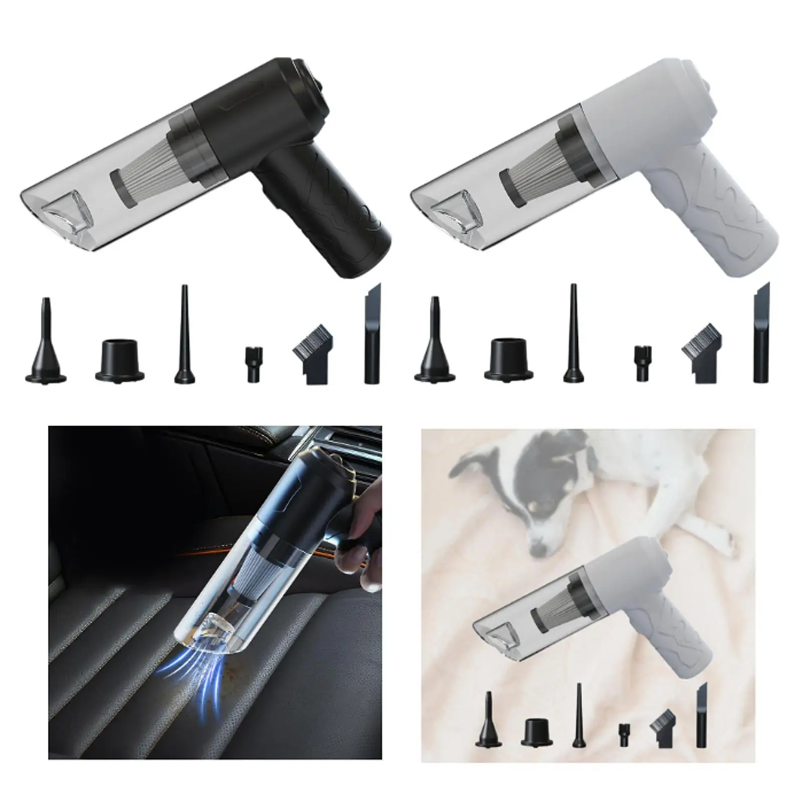 Handheld Car Vacuum Cleaner Blower Handheld Multipurpose Duster for Living Room