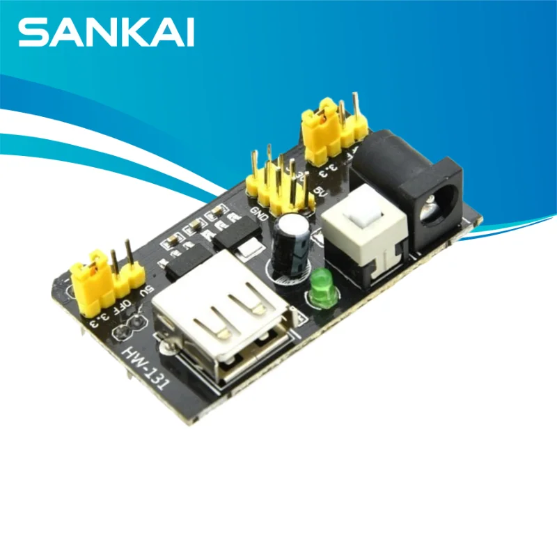1pcs MB102 Breadboard Power Supply Module 3.3V 5V Solderless Bread Board DIY for Arduino diy kit electronics components