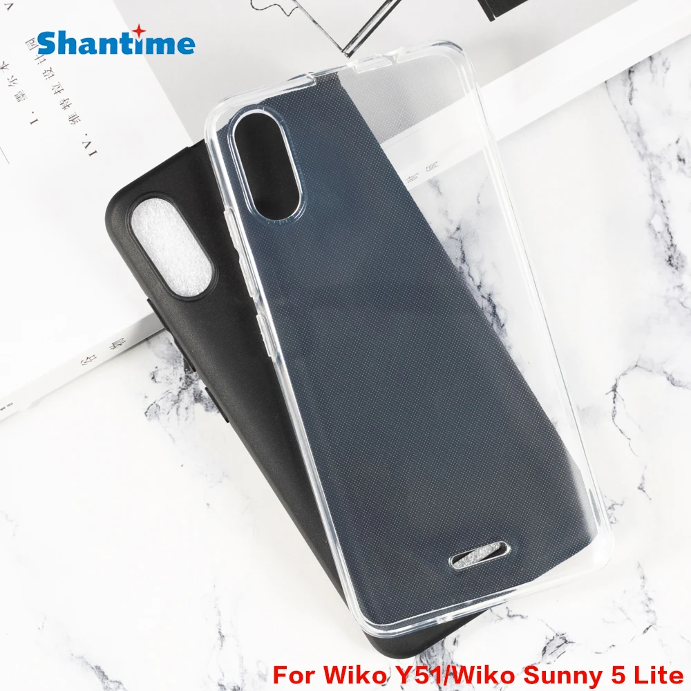 For Wiko Y51 Gel Pudding Silicone Phone Protective Back Shell For Wiko Sunny 5 Lite Soft TPU Case