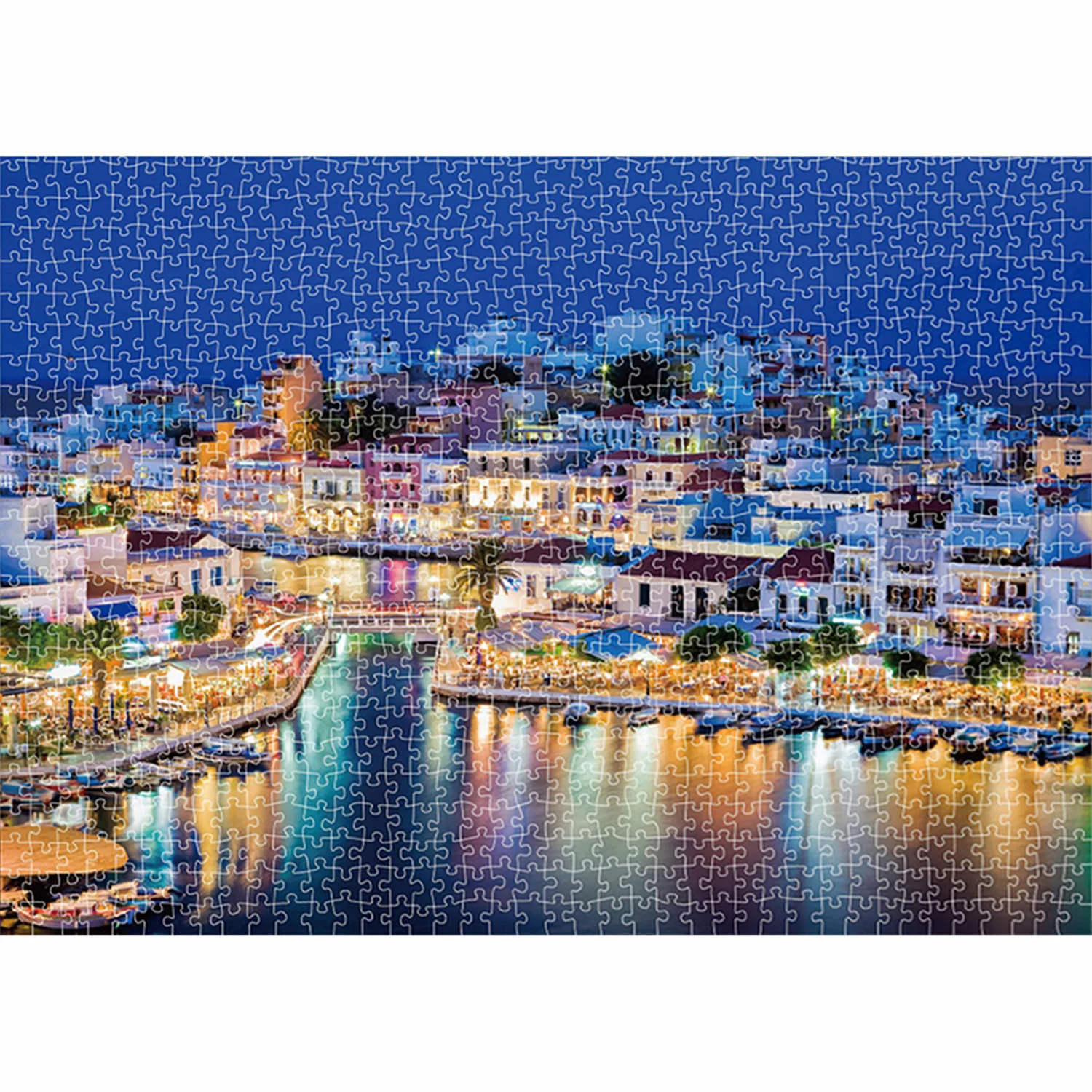 Puzzles de mer Égée pour adultes, 1000 pièces, jeux de décoration pour la maison, jeux de sol amusants en famille, jouets éducatifs pour enfants